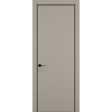 Межкомнатная дверь керамик MN 1 бежевый глухая