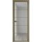 Алюминиевая межкомнатная дверь 5AХ шампань остеклённая