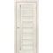 Фото межкомнатной двери экошпон Мариам Техно-801 бьянко стекло сатинат графит