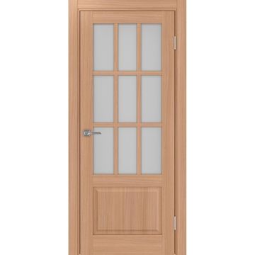 Межкомнатная дверь Тоскана 642.2221 ясень тёмный со стеклом