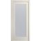 Межкомнатная дверь эмаль Бьянка-1 молочно-белая RAL 9010 со стеклом