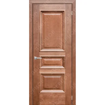 Межкомнатная дверь шпон Равена дуб морёный глухая