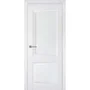 Фото межкомнатной двери экошпон Uberture Perfecto 108 barhat white остеклённая