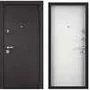 Входная дверь Super Omega 100 черный муар металлик без рисунка КТ белый