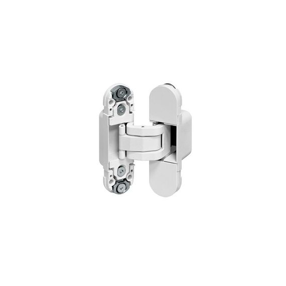 Петля дверная скрытая AGB for Profil Doors Eclipse 2.0 в цвете белый матовый с накладками