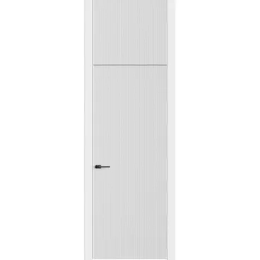 Межкомнатная дверь с фальшфрамугой эмаль Ofram Линнея 1 белый
