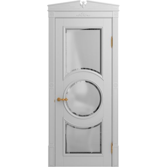 Межкомнатная дверь массив бука Viporte Лацио Амбиенте аворио остеклёние 3