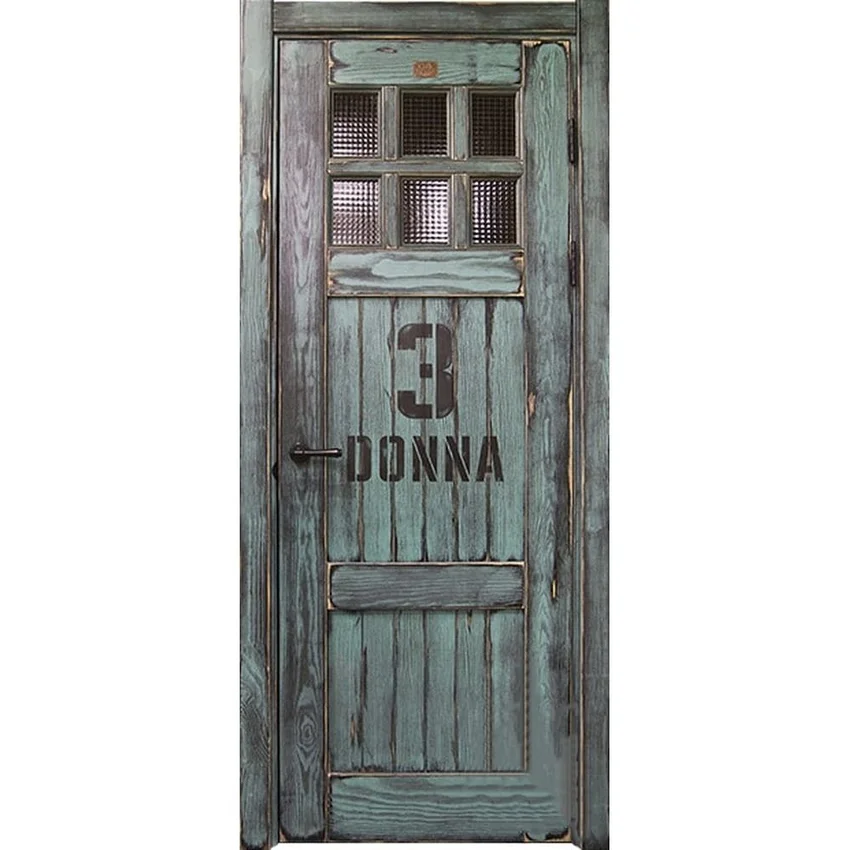 Фото межкомнатной двери Лофт Donna остеклённая