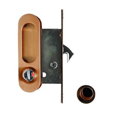 Ручка Archie для двери купе с фиксатором античная бронза