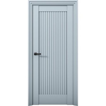 Межкомнатная дверь Никель 1 Deep Blue глухая