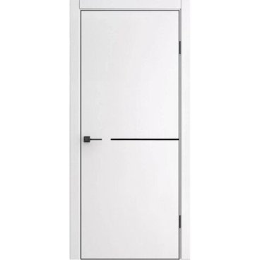 Межкомнатная дверь экошпон ДП-50.1 white pearl глухая