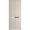 Межкомнатная дверь 1.4N каштан светлый остеклённая
