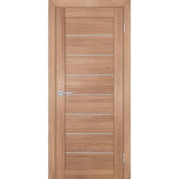 Межкомнатная дверь экошпон Мариам Техно-708 миндаль стекло сатинат белый