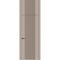 Межкомнатная дверь с фальшфрамугой эмаль Ofram Линнея 3 капучино