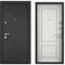 Входная дверь Super Omega 100 чёрный муар металлик SO-NC-1 СТ милк матовый