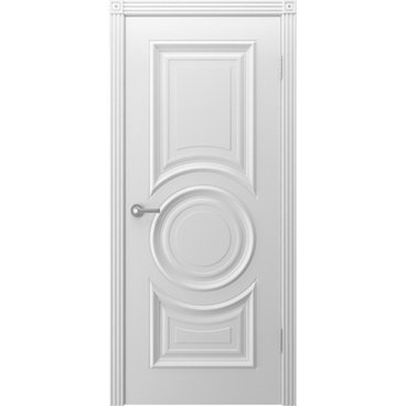 Межкомнатная дверь эмаль Богема белая глухая