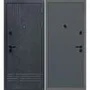 Входная дверь Осло бетон антрацит панель гладкая графит