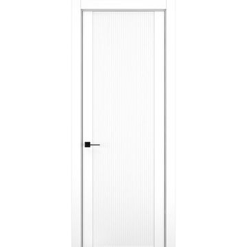 Межкомнатная дверь керамик FL 2 снежный глухая