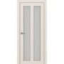 Межкомнатная дверь экошпон Турин 521.22 ясень перламутровый остеклённая