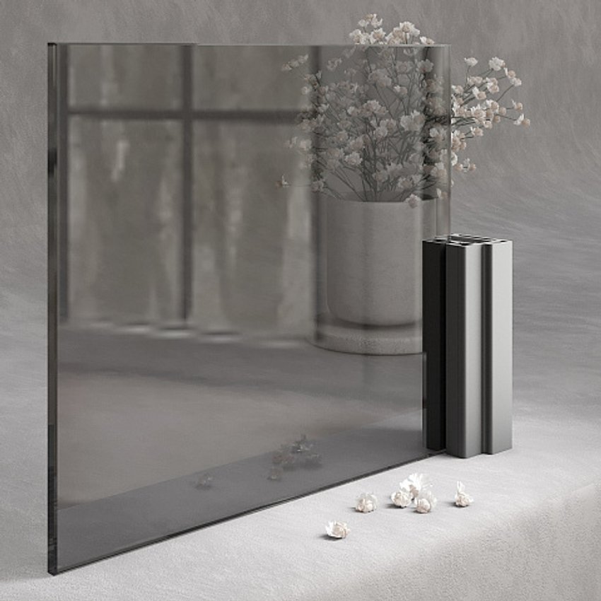 Стекло серое прозрачное