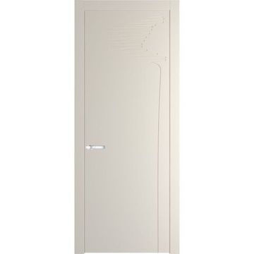 Межкомнатная дверь 25PW кремовая магнолия глухая