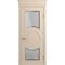 Межкомнатная дверь массив бука Viporte Лацио Амбиенте ваниль остекление 5