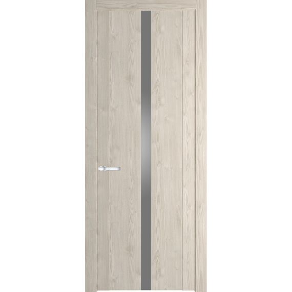 Межкомнатная дверь 1.8N каштан светлый остеклённая