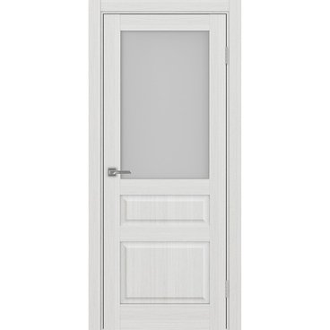 Межкомнатная дверь Тоскана 631.211 ясень серебристый со стеклом