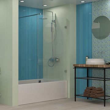 Душевая перегородка 180-1-1 прозрачная