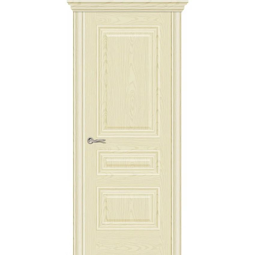 Фото ульяновской двери Элеганс 2 в цвете ясень ваниль