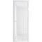 Алюминиевая межкомнатная дверь 4AХ вайт остеклённая