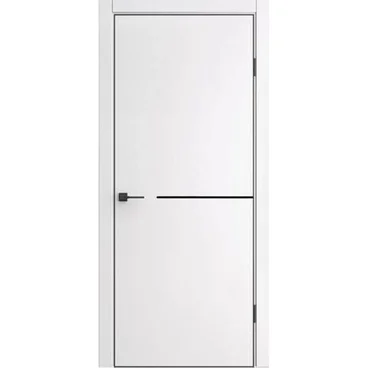 Межкомнатная дверь экошпон ДП-50.1 white pearl глухая