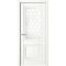 Межкомнатная дверь Спарта 2 винил белый со стеклом
