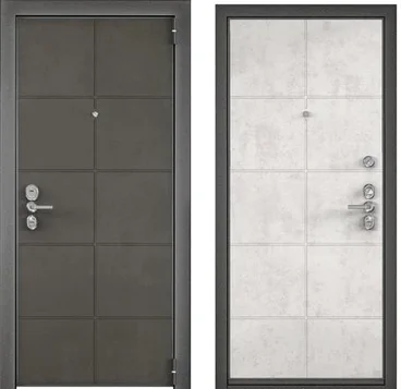 Входная стальная дверь Torex Ultimatum Next NT-1 бетон серый NT-1 бетон светлый