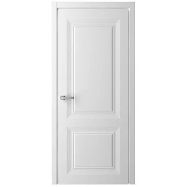 Межкомнатная дверь эмаль Стиль Богема белая глухая
