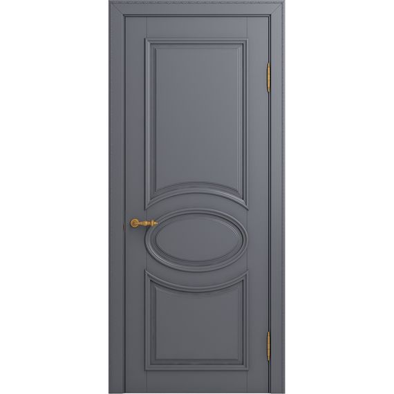 Межкомнатная дверь массив бука Viporte Лацио тауп глухая