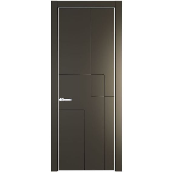 Межкомнатная дверь эмаль Profil Doors 3PA перламутр бронза глухая