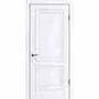 Межкомнатная дверь экошпон ДП-61 white pearl глухая