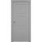 Фото звукоизоляционной двери Классика-33 серая эмаль 42 дб
