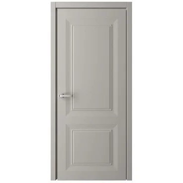 Межкомнатная дверь эмаль Стиль Богема серая глухая