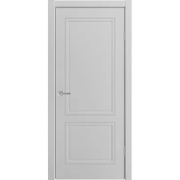 Межкомнатная дверь эмаль Урбан 2 серая RAL 7047 глухая