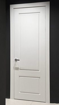 Межкомнатная дверь эмаль Классика 2 белая глухая