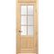 Фото межкомнатной двери массив сосны Ливорно под покраску остеклённая с решёткой