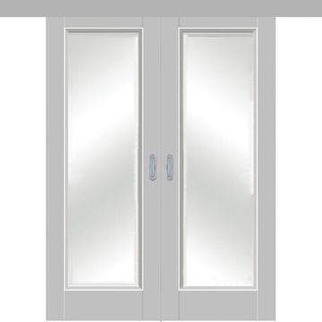 Раздвижная двустворчатая дверь Кобальт 42 манхэттен остеклённая