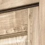Межкомнатная дверь массив дуба с сучком Дверцов Фабриано остеклённая