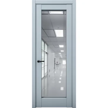 Межкомнатная дверь Кобальт 42 deep blue с зеркалом