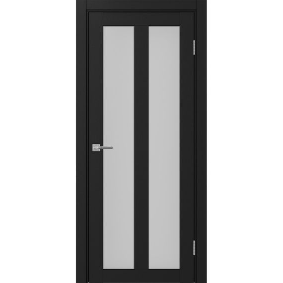 Фото двери из экошпона Турин 521.22 антрацит остеклённая