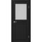 Фото двери из экошпона Турин 520.211 антрацит остеклённая