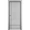 Межкомнатная дверь эмаль 1001 M3 серая глухая