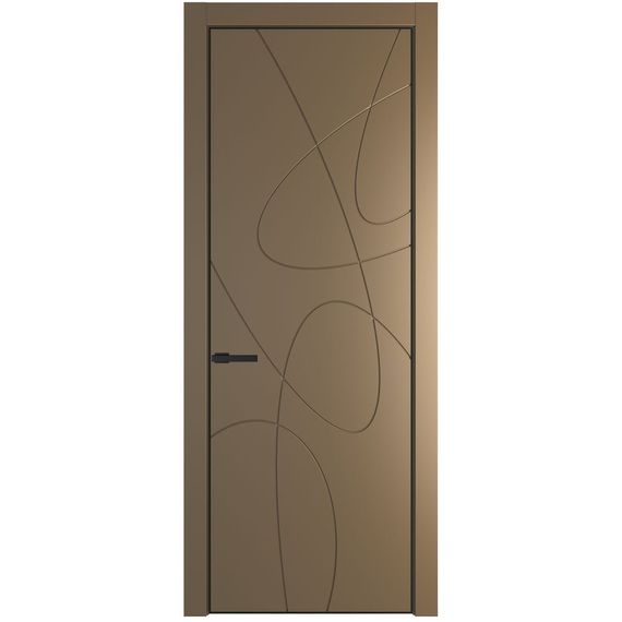 Межкомнатная дверь 6PA перламутр золото глухая